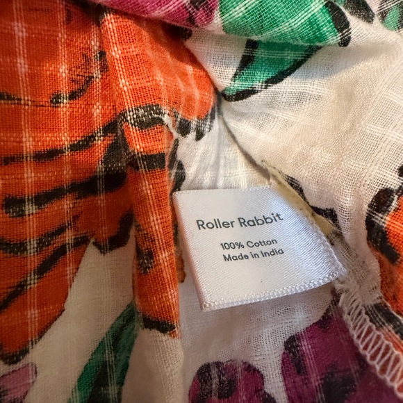 Roller Rabbit Floral Blouse – Size Small (NWT) - Picture 6 of 9